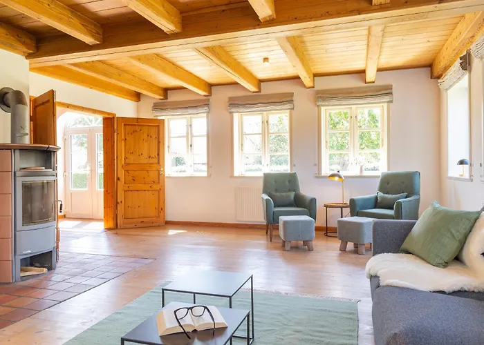 Reetdachhaus Stavanger Nebel